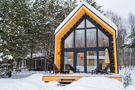 BarnHouse №10 без купели, с террасой, База отдыха Les Holidays, Киржачский район