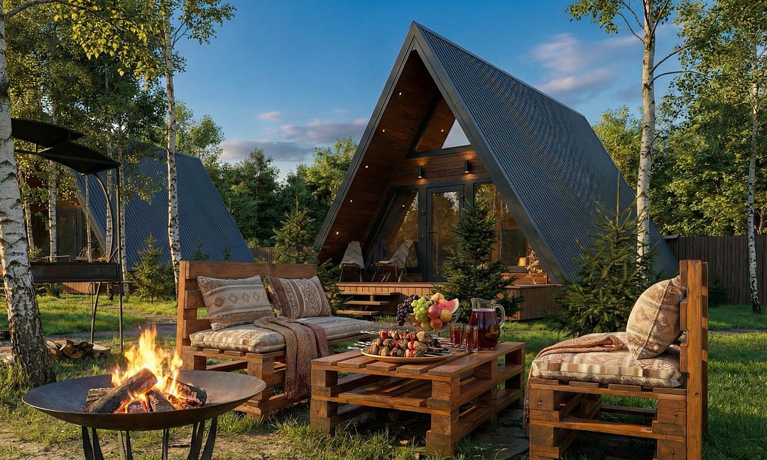 Те самые домики Уварово (бывш. Форест Глэмп Уварово), Московская область, Домодедово 