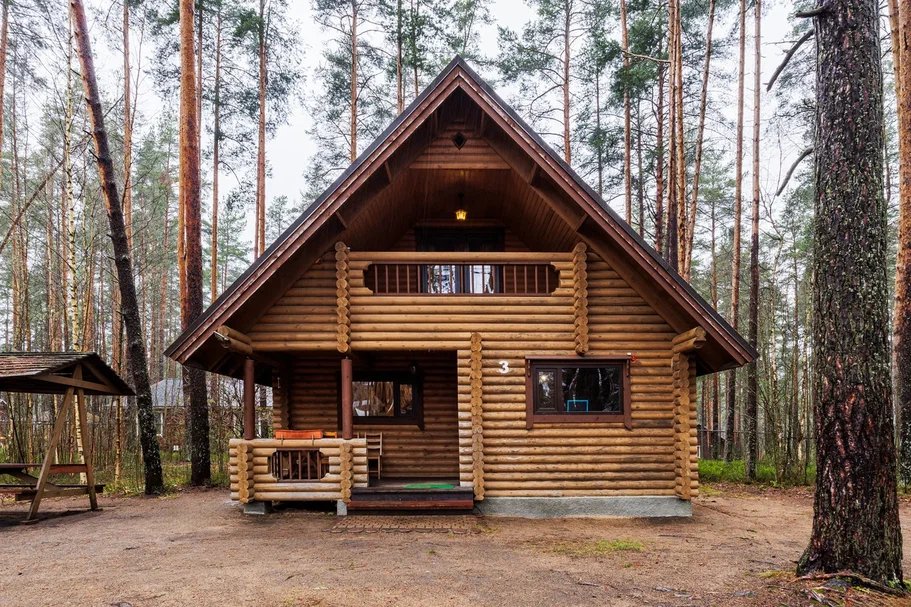 Коттедж-клуб Брусника, Ленинградская область, деревня Овраги Приозерский район поселок Лосево