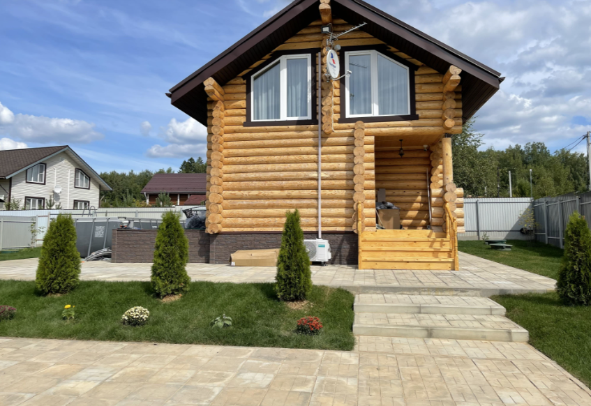 Дом Желтый, Московская область, деревня Щепино Дмитровский район деревня Благовещенское Икша