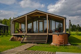 Дубль Дом с 3 спальнями и купелью, Гостевая деревня Holiday Village Pereslavl , Переславль-Залесский