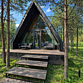 A-Frame 45, Частный домик в соснах, деревня Красный Огорок