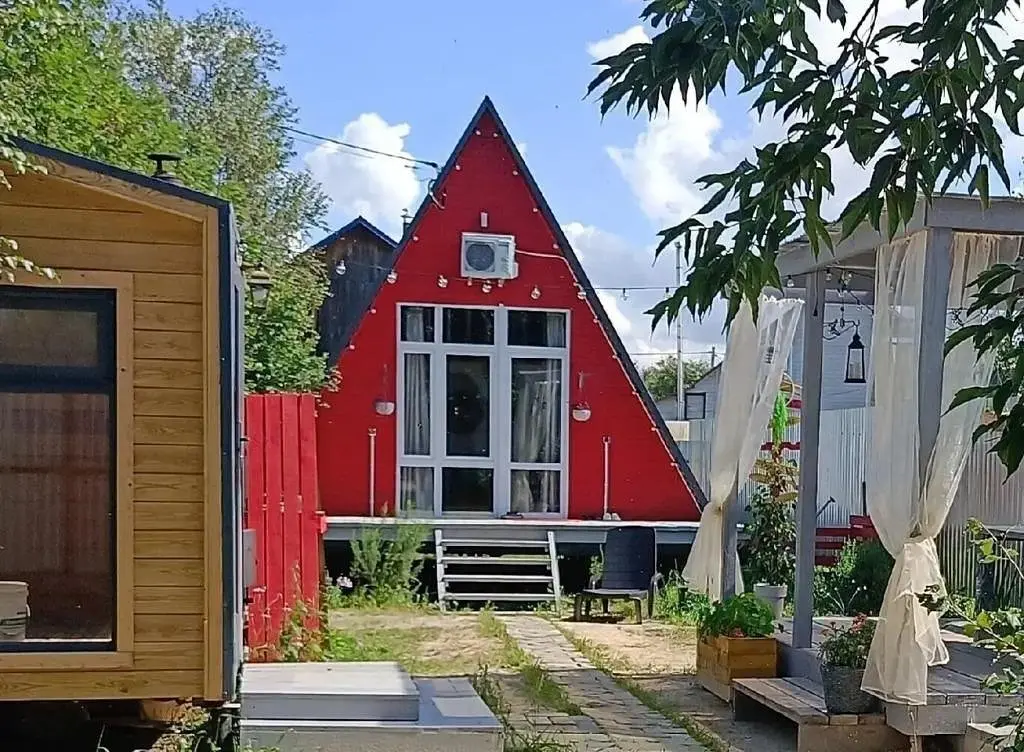 Частный Дом Red House в Стиле Афрейм с Баней и Чаном, Тюмень, Тюменская область