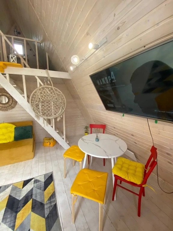 Частный Дом Red House в Стиле Афрейм с Баней и Чаном, Тюменская область: фото 5