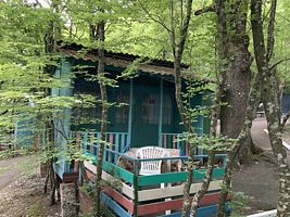 Домик №14 с террасой 1,2 м на 3,6 м, База отдыха Сфера, Бжид