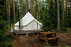 Шатер Стандартный, Глэмпинг Майтри кэмп на Финском заливе, Лужки