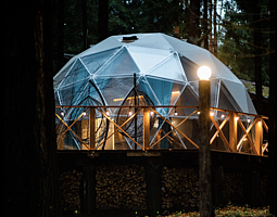 Купольный дом с бочкой фурако, База отдыха Istra Cottage, Солнечногорский район