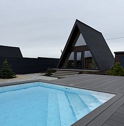 Дома для отдыха А-фрейм Chalet_House64