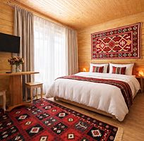 Двухместный улучшенный стандарт | без балкона | 2 этаж, Гостевой дом HAYAT HAUS, Архыз