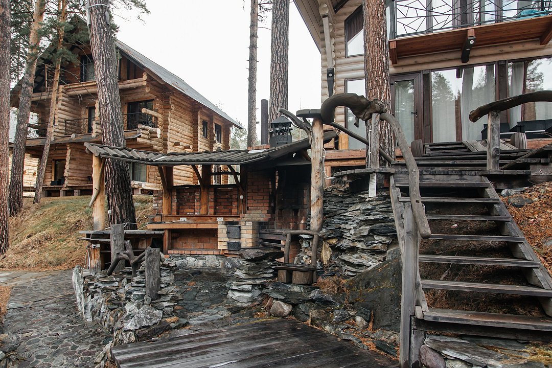 Дом 6-местный 2-комнатный О1 (с камином)