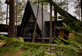 Четырёхместное шале с балконом и с видом на внутренний двор, Шале Shalash & Forest, Красноярск