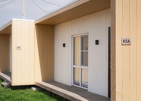 Бунгало Комфорт с тремя односпальными кроватями, Кемпинг Оленевка Village, Оленевка
