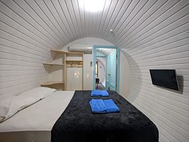Домик бочка, База отдыха Южный берег, поселок Веселовка