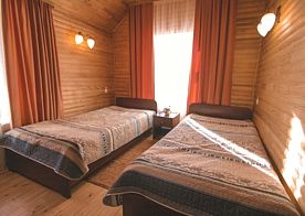 Двухместный стандарт с раздельными кроватями, База отдыха Заимка Камза, Усть-Коксинский район
