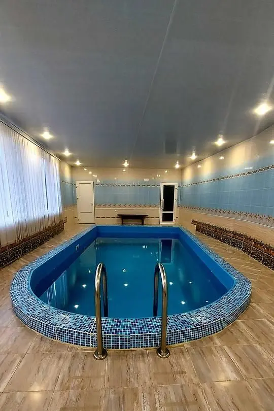 Крытый бассейн в бане — Гостевой дом «Гостевой дом Морозовъ», Каменномостский