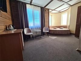 Двухместный номер Стандартный с круглой кроватью с красивым видом из окна (двуспальная кровать), База отдыха Горная Слобода , станица Даховская