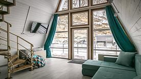 8-ми местный 2-х комн. апартаменты A-frame (тандем) 8-10 мест, Гостевой дом СвяДанио, село Нижняя Ермоловка