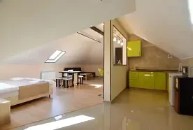 Студия с кухней Мансарда, Гостевой дом KESEA Family, Геленджик