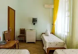 3-мест.(разм. в 2-мест.) станд. (с доп.местом), Пансионат Трехгорка, Евпатория