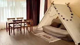 4-х местный 2-х комн. супериор с камином, Гостевой дом Альпийский дом, Геленджик