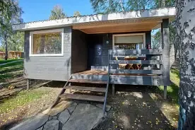 Двухместный дом модульный с красивым видом из окна (двуспальная кровать), Кемпинг База отдыха Кумкуль Парк, Аргаяш