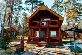 Шестиместный коттедж, Кемпинг База отдыха Соболёк, Братск