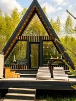 Афрейм, Глэмпинг Domingo Dacha A-Frame, Серпухов