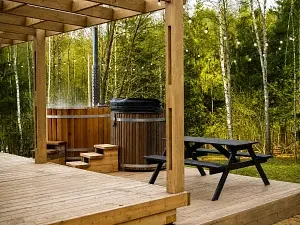 Баня в Венском Лесу — Глэмпинг «Domingo Dacha A-Frame», Серпухов