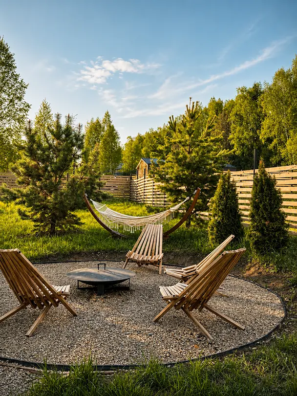 Костровая зона — Глэмпинг «Domingo Dacha A-Frame», Серпухов