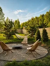 Костровая зона — Глэмпинг «Domingo Dacha A-Frame», Серпухов
