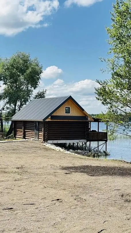 Баня с панорамным видом на Волгу — База отдыха «Карась Village», Шигонский район (Муранский бор)