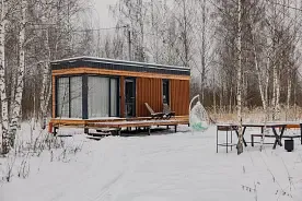 Модульный дом 2-местный Юнит Нова-4, Глэмпинг Юнити, Петушинский район