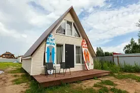 Дом A-frame Номера домов: №1, №2, №3, №4, Гостевые дома У Лешего, Орехово-Зуевский