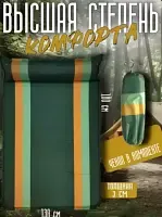 Коврик самонадувающийся двуспальный с подушкой 190х130, Дома в аренду Фермерский кемпинг Цапелька, Талдомский район
