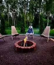 Костровая зона — Дома в аренду «Коттедж Лесной», поселок Шапки