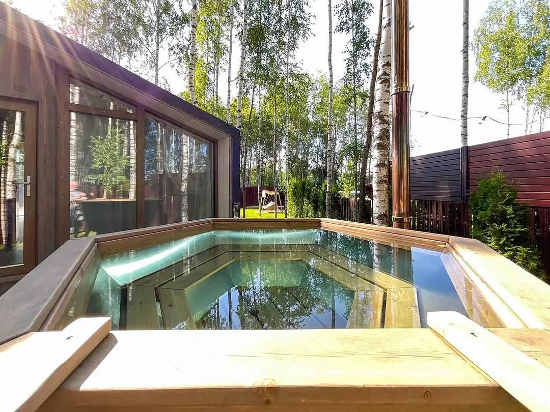 Купель  — Гостевой дом «Дубль-Дом в Green Forest Club», Мышенское