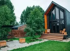Дом 2-мест.House 1, База отдыха Берёзовая роща, Васюково