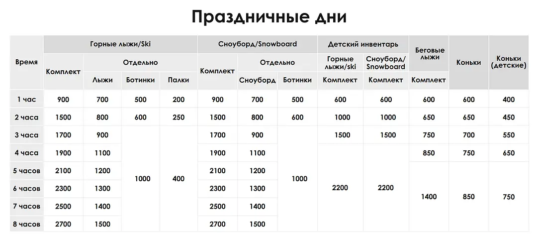 Лыжи — Загородный комплекс «Эко-курорт Лесная сказка», Белокуриха
