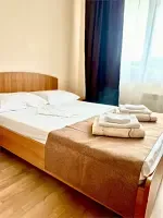 ДЕЛЮКС  2-х местный с доп местом и видом на море и бассейн, Гостевой дом LooBeach SeaView, Лоо