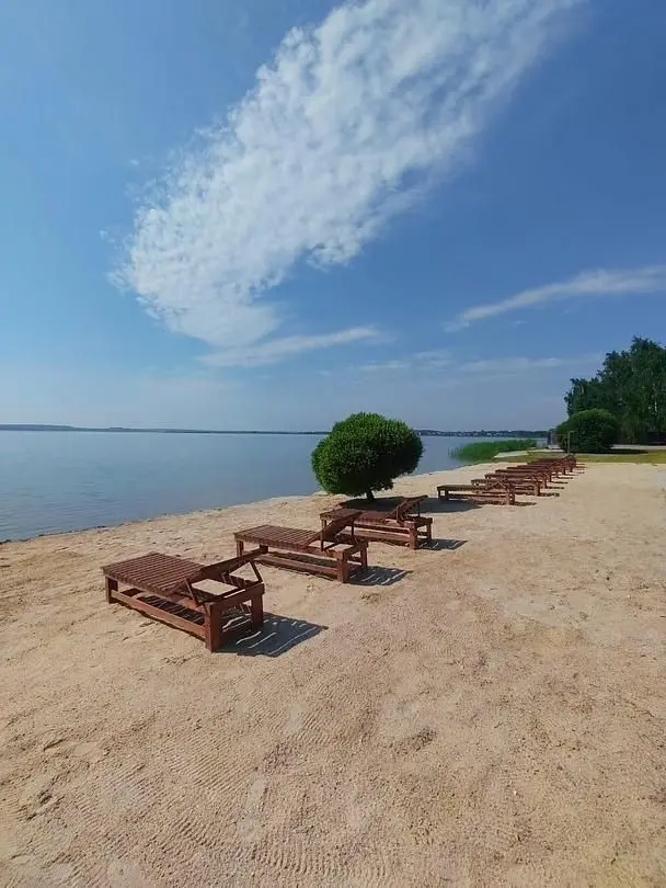 Пляж — Дома в аренду «Березовая роща», Касарги