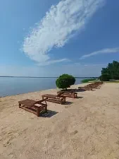 Пляж — Дома в аренду «Березовая роща», Касарги