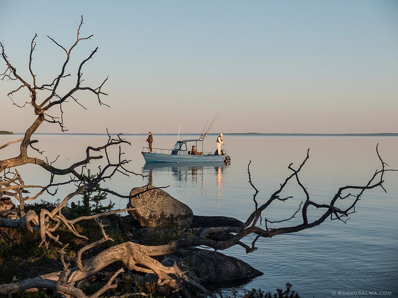Катер на Топозере | Коккосалма, Республика Карелия