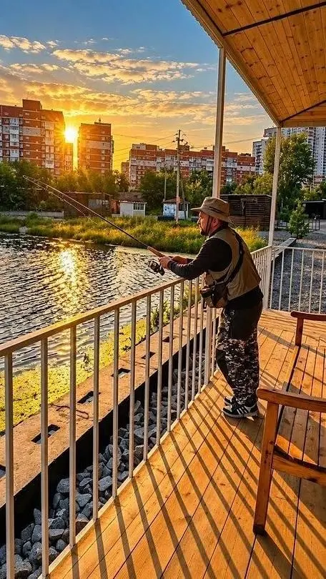 Терраса — Дома в аренду «Дом Фламинго», Хабаровск