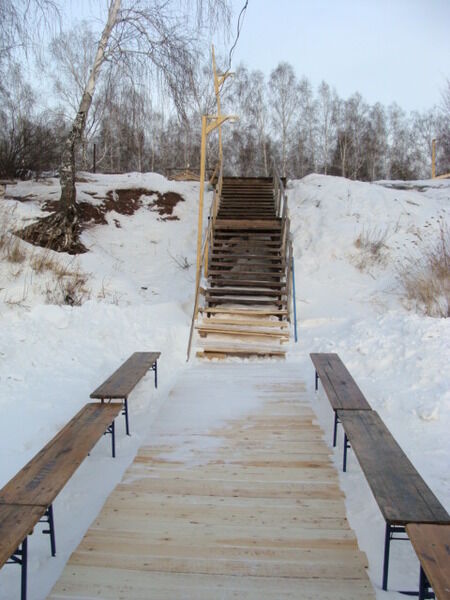 Дорога к озеру