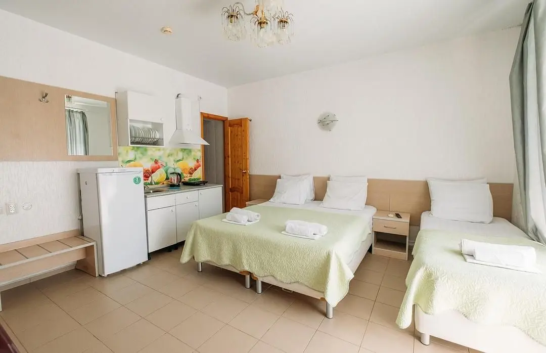 Семейный 3-местный (с балконом и мини-кухней) | Эрсико 1, Краснодарский край