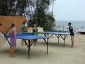 Настольный теннис на пляже