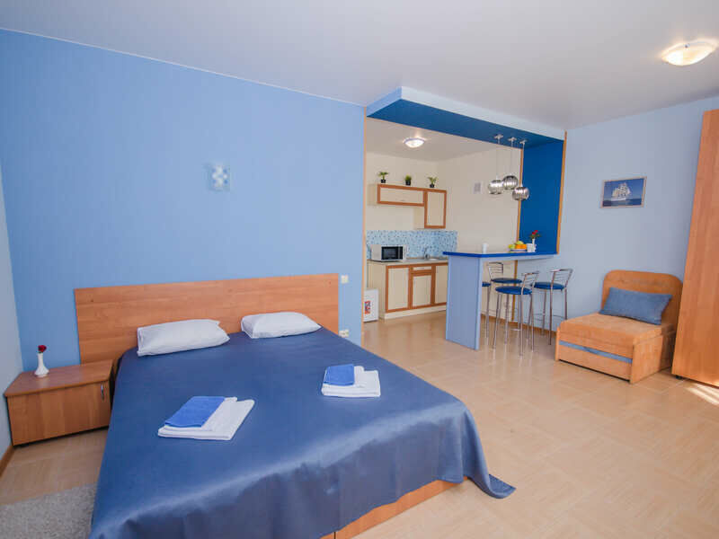 Студия 2-местный 1-комнатный с мини-кухней