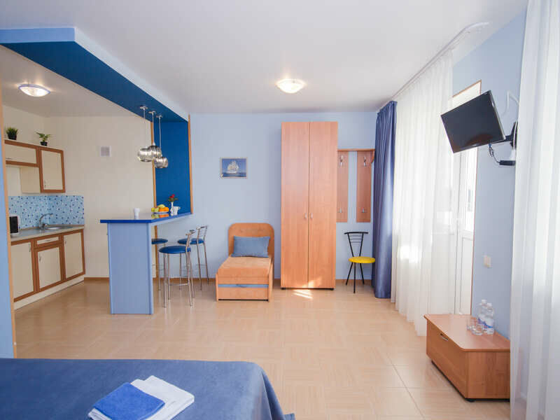 Студия 2-местный 1-комнатный с мини-кухней