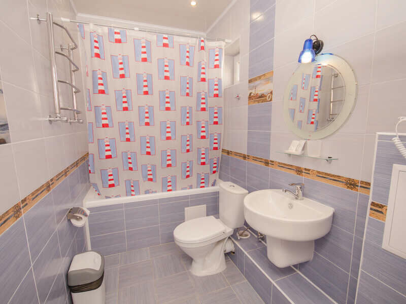 Санузел Студия 2-местный 1-комнатный с мини-кухней