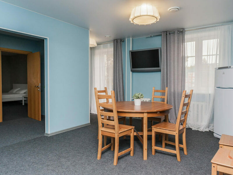 Апартаменты 6-местный 3-комнатный с кухней и столовой